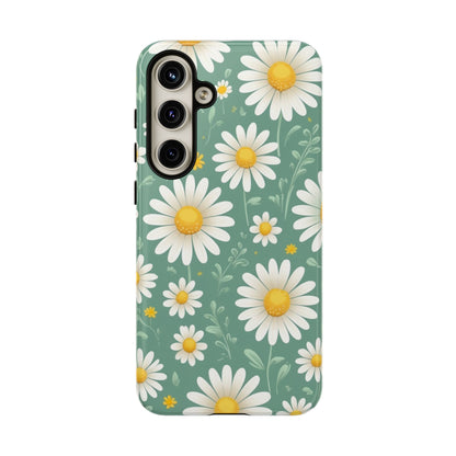 Samsung Galaxy S24 Plus / Glossy Phone Case - Daisies Floral Pattern 1 Phone Case