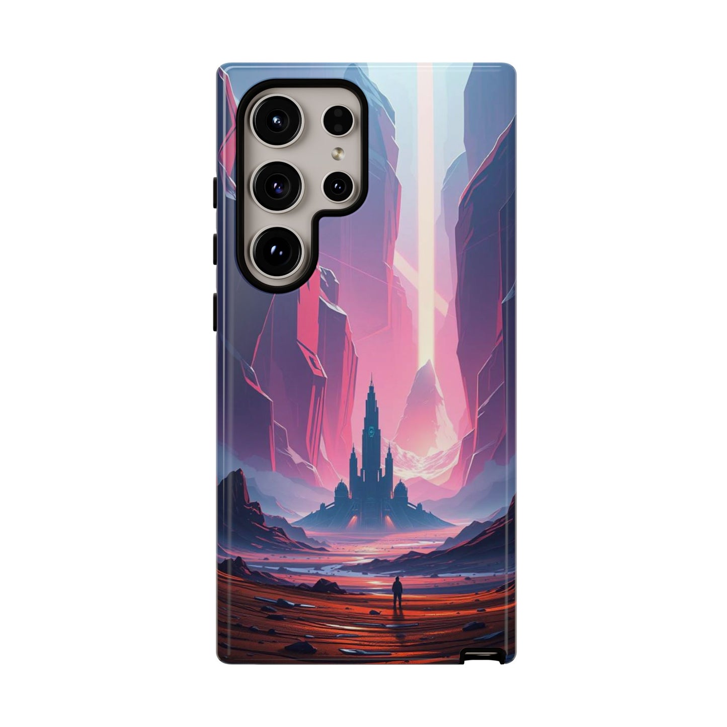 Alien Fortress Design Phone Case