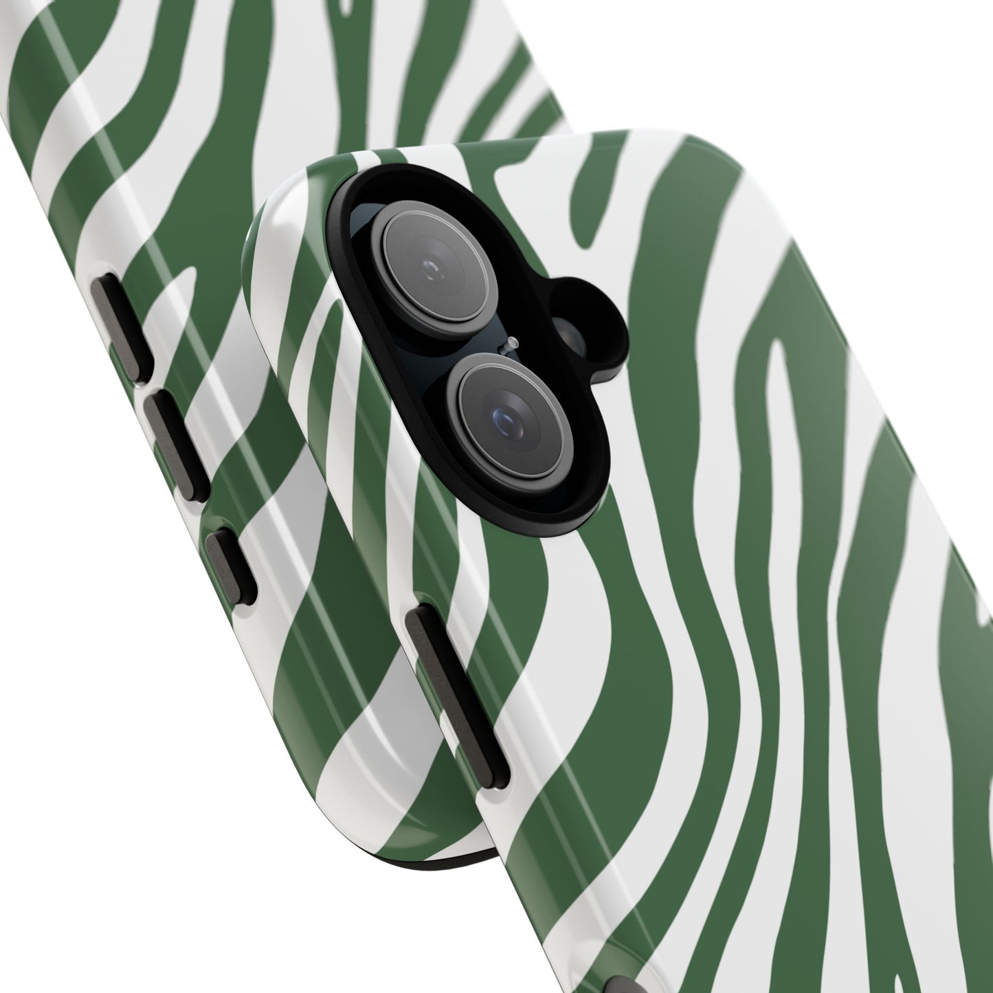 Modern Sage Zebra Print Phone Case
