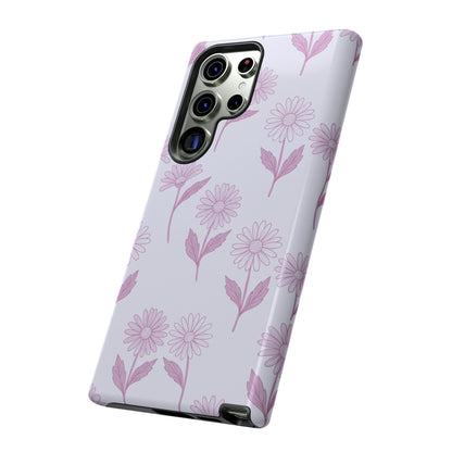 Pretty Lilac Daisy Pattern Phone Case