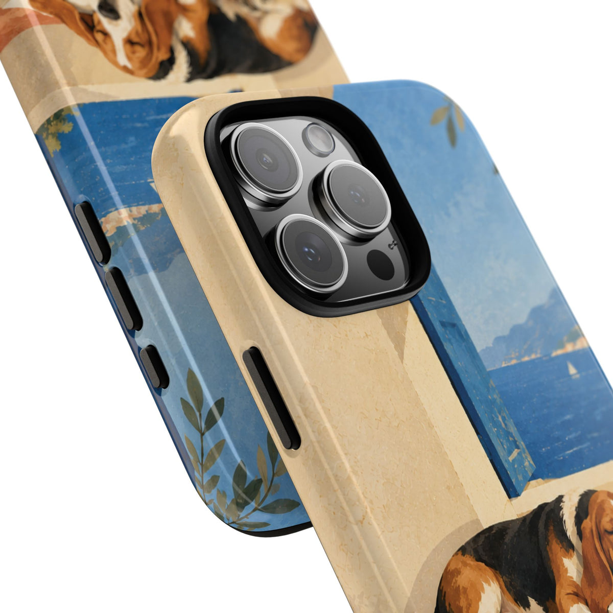 Basset Hound Unfinished Chapter Phone Case - Multicolor Phone Case