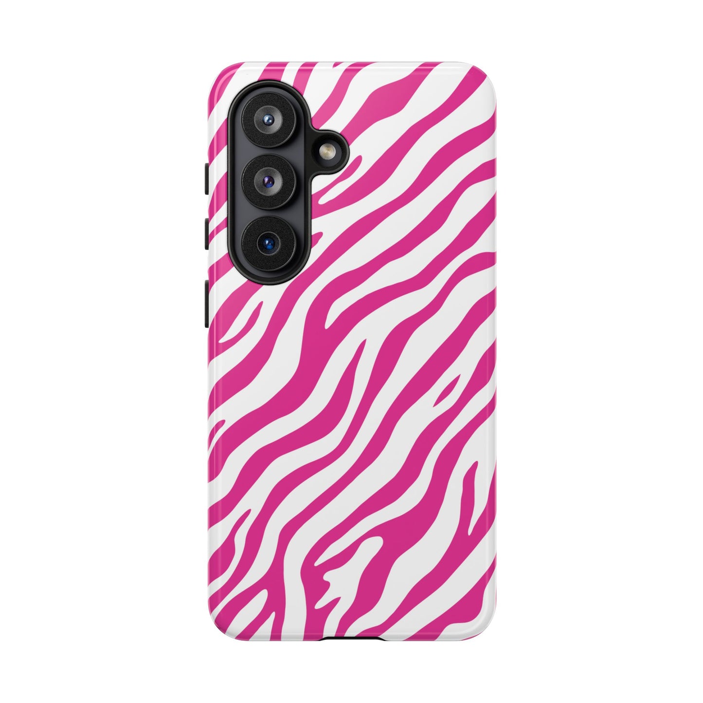 Stylish Hot Pink Zebra Print Phone Case