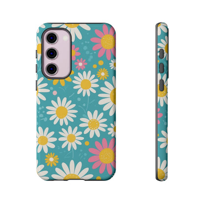 Samsung Galaxy S23 Plus / Glossy Phone Case - Daisies Floral Pattern 5 Phone Case