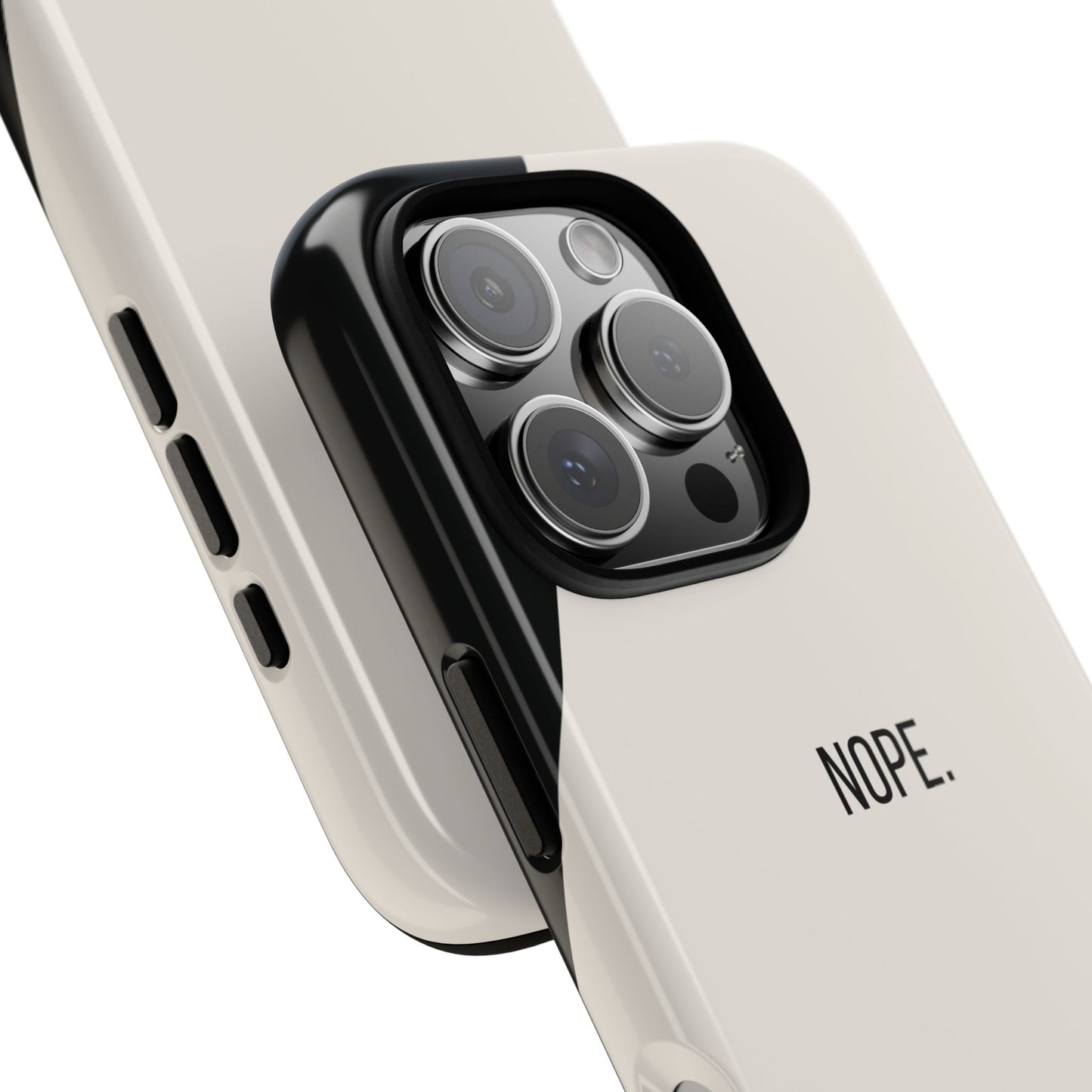 Phone Case - Sassy Statement Case ’Nope’ in Black & White