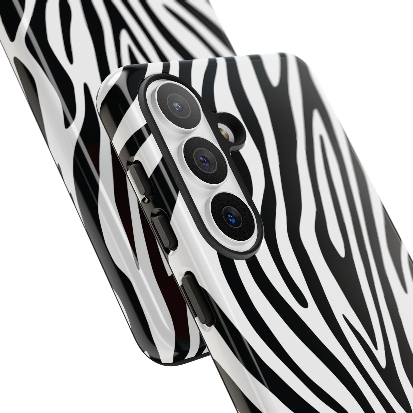 Classic Monochrome Tiger Print Phone Case