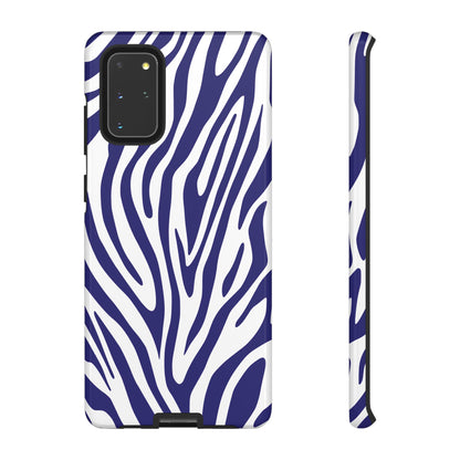 Graphic Blue Tiger Print Phone Case