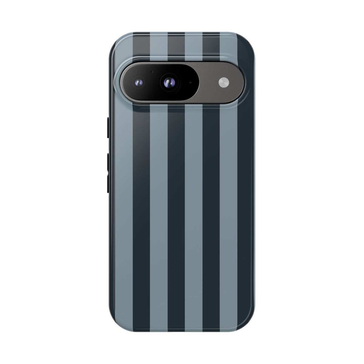 Dark Blue Stripe Pattern Phone Case - Blue Phone Case - Google Pixel 9 / Glossy