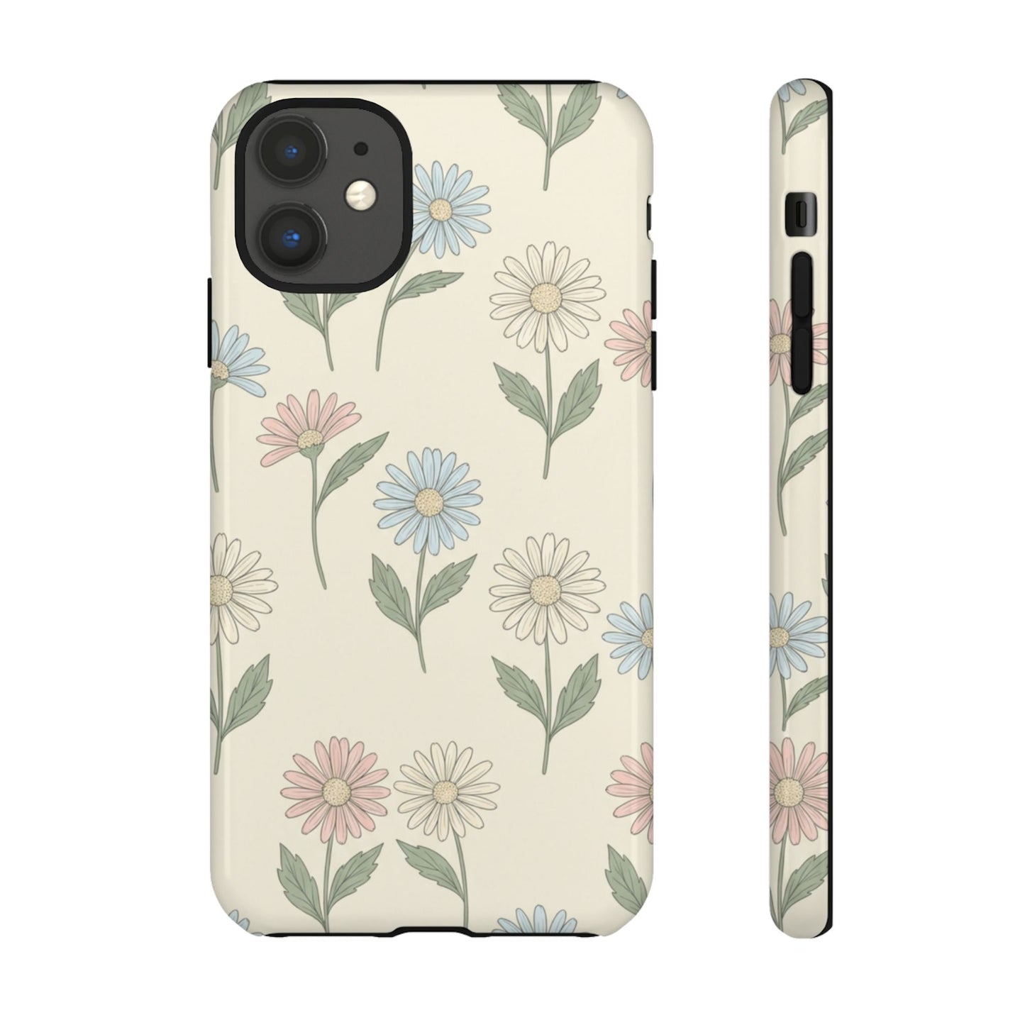 Pretty Pastel Daisy Pattern Phone Case