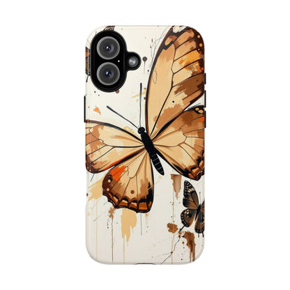 Acrylic Style Butterflies Design Phone Case - Multicolor Phone Case - iPhone 16 Plus / Glossy