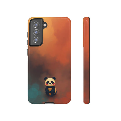Samsung Galaxy S21 FE / Glossy Phone Case - Cute Colourful Panda Design Phone Case