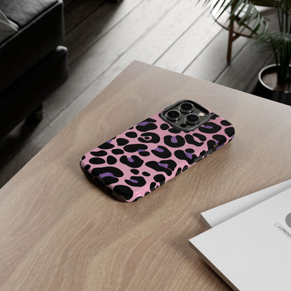 Pretty Pink & Lavender Leopard Print