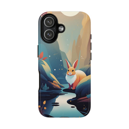 Stylised Rabbit Design Phone Case - Multicolor Phone Case - iPhone 17 / Glossy
