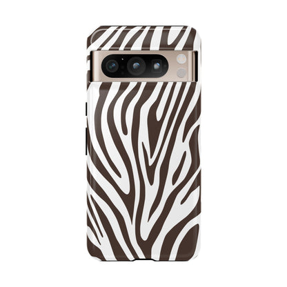 Graphic Brown Tiger Print Phone Case
