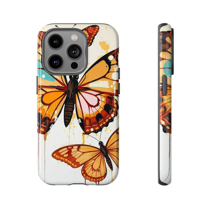 Abstract Butterflies Design Phone Case - Multicolor Phone Case - iPhone 14 Pro / Glossy