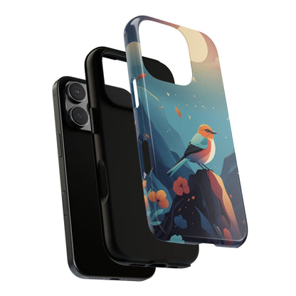 Phone Case - Stylised Bird Design Phone Case