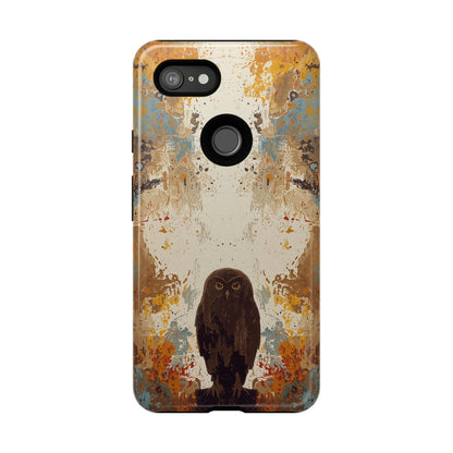 Abstract Owl Design Phone Case