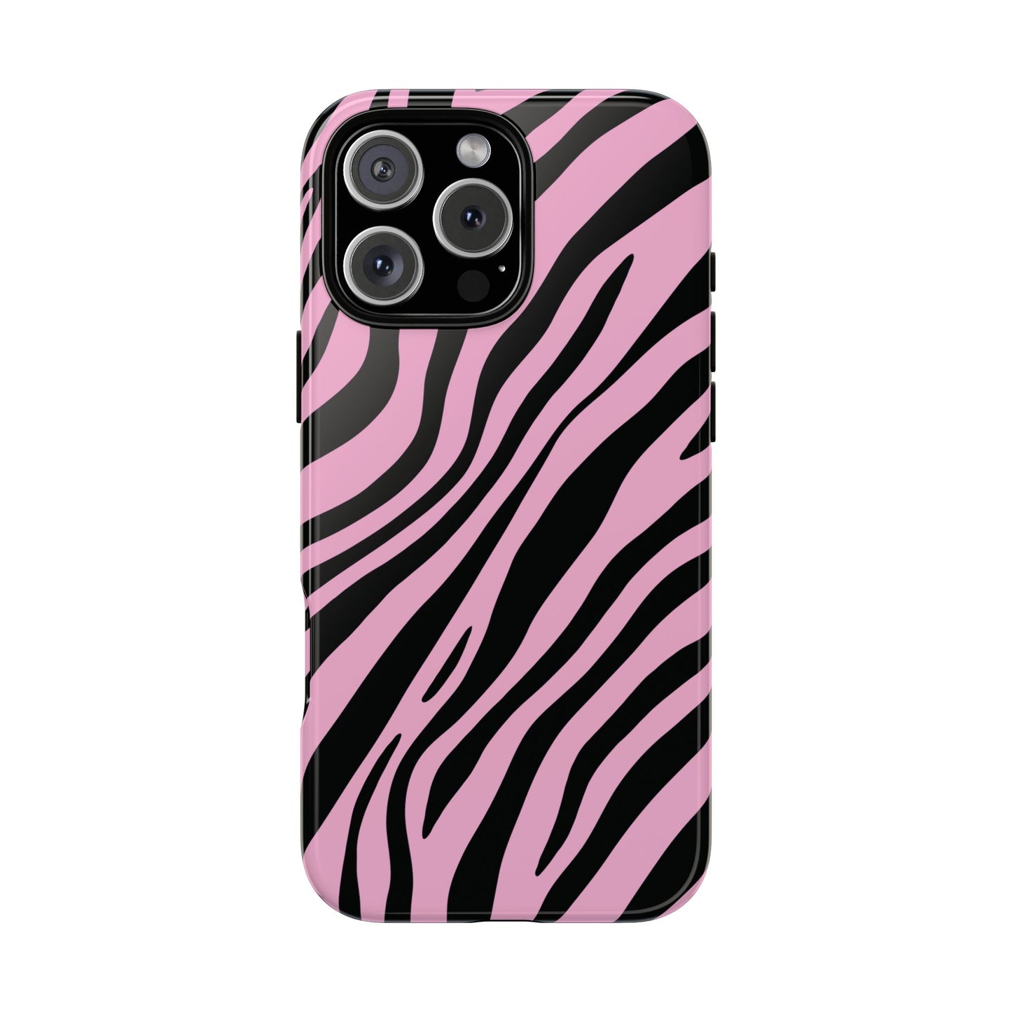 Modern Blush Zebra Print Phone Case
