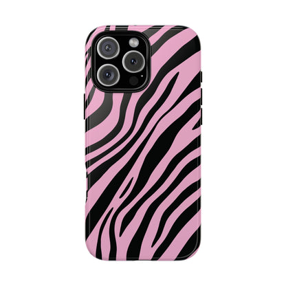Modern Blush Zebra Print Phone Case