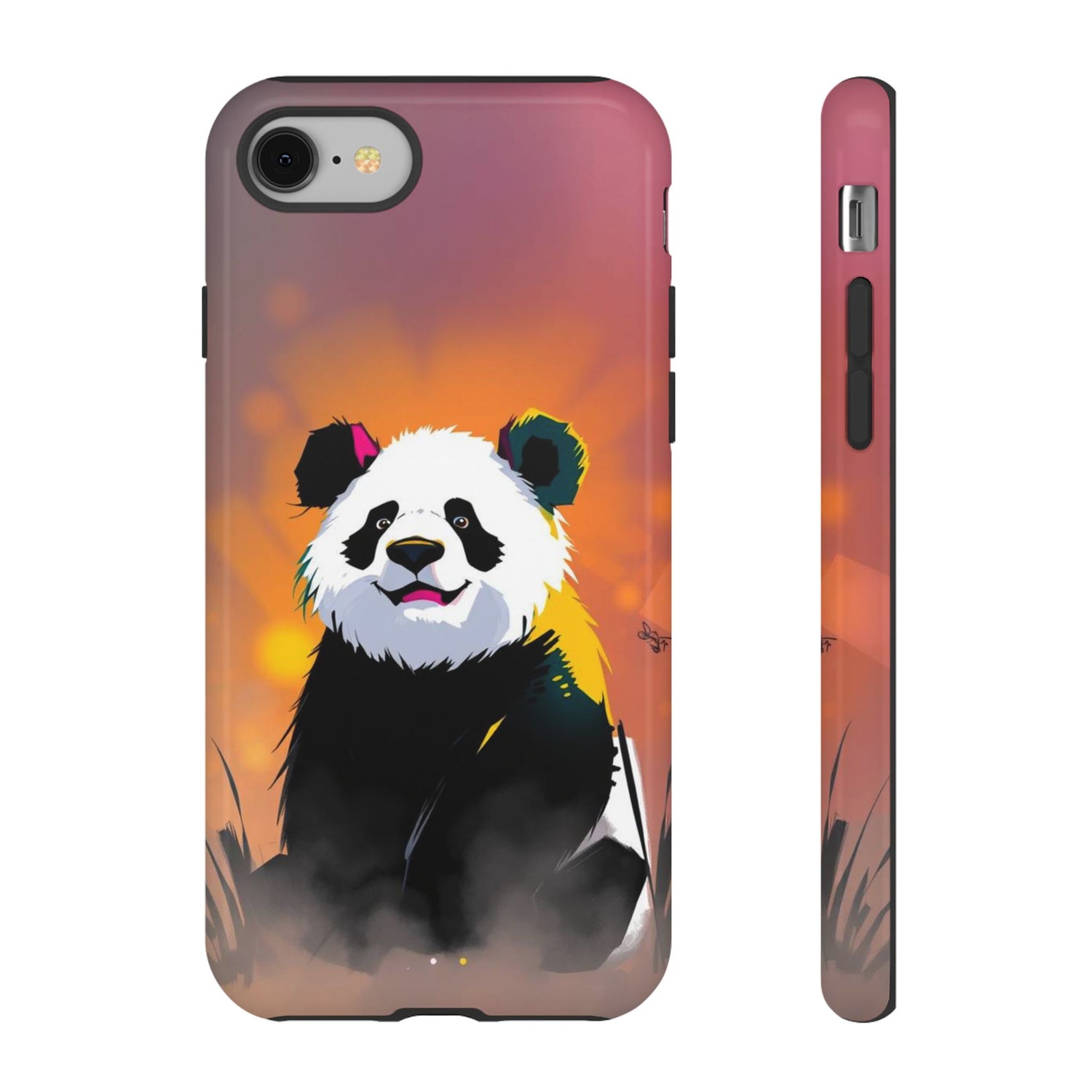 Pop Art Panda Design Phone Case