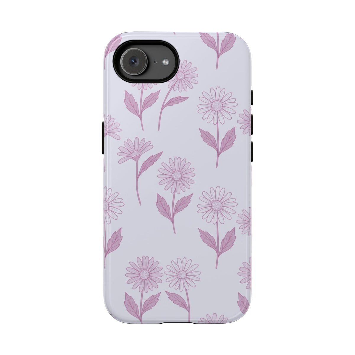 Pretty Lilac Daisy Pattern Phone Case - Purple Phone Case - iPhone 17e / Glossy