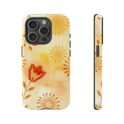 Boho Chic Watercolour Pattern Phone Case - Multicolor Phone Case - iPhone 15 Pro / Glossy
