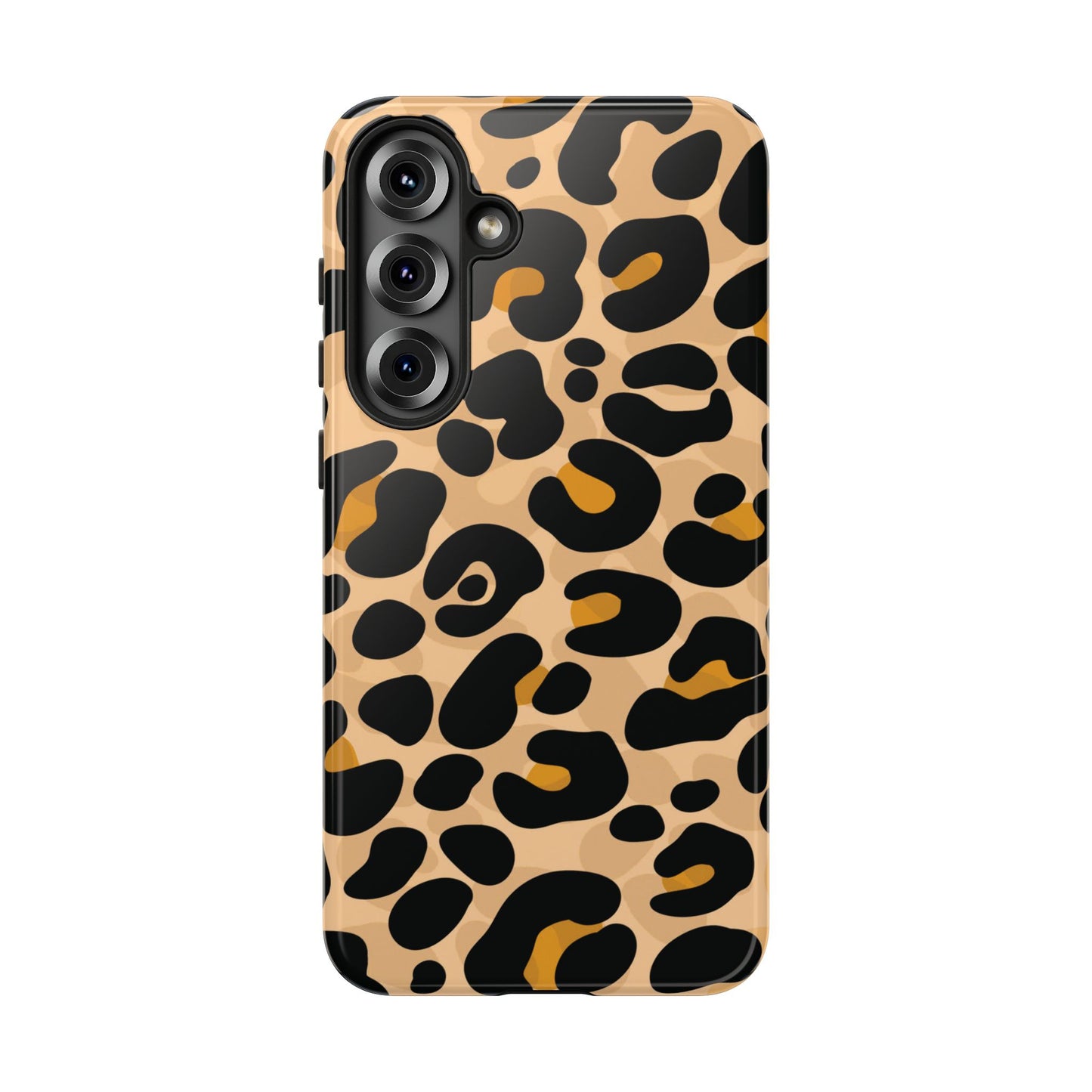 Stylish Mocha Leopard Print Phone Case