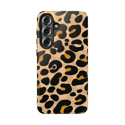 Stylish Mocha Leopard Print Phone Case