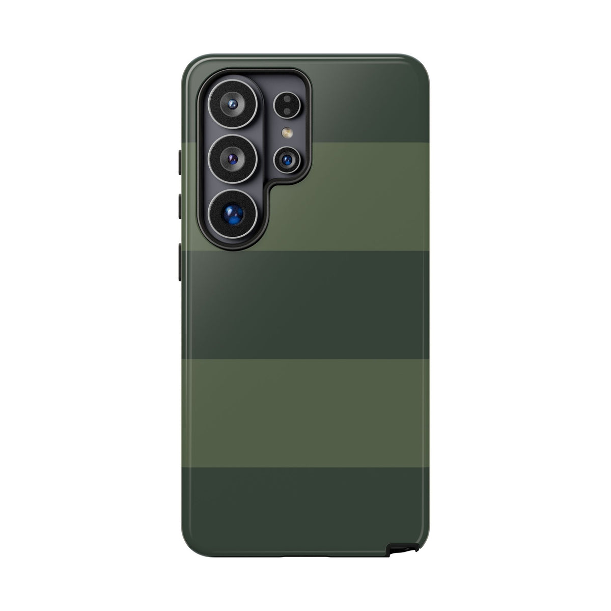 Green Horizontal Stripe Pattern Phone Case - Green Phone Case - Samsung Galaxy S26 Ultra / Glossy