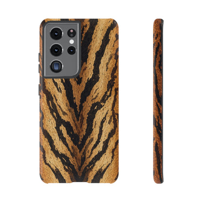 Amber Tiger Print Phone Case