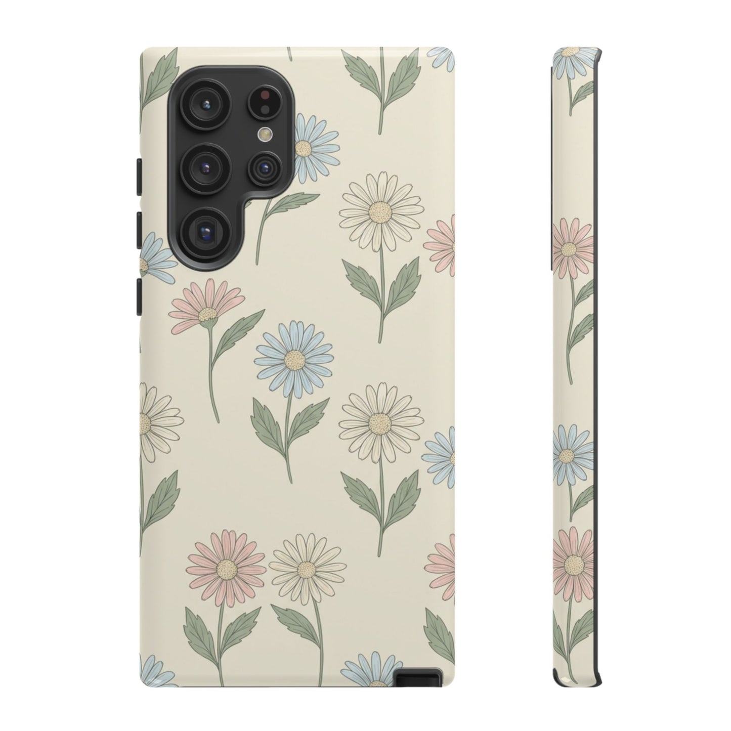 Pretty Pastel Daisy Pattern Phone Case