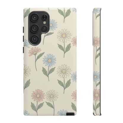 Pretty Pastel Daisy Pattern Phone Case