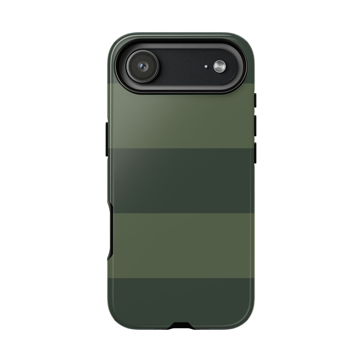 Green Horizontal Stripe Pattern Phone Case - Green Phone Case - iPhone 17 Air / Glossy