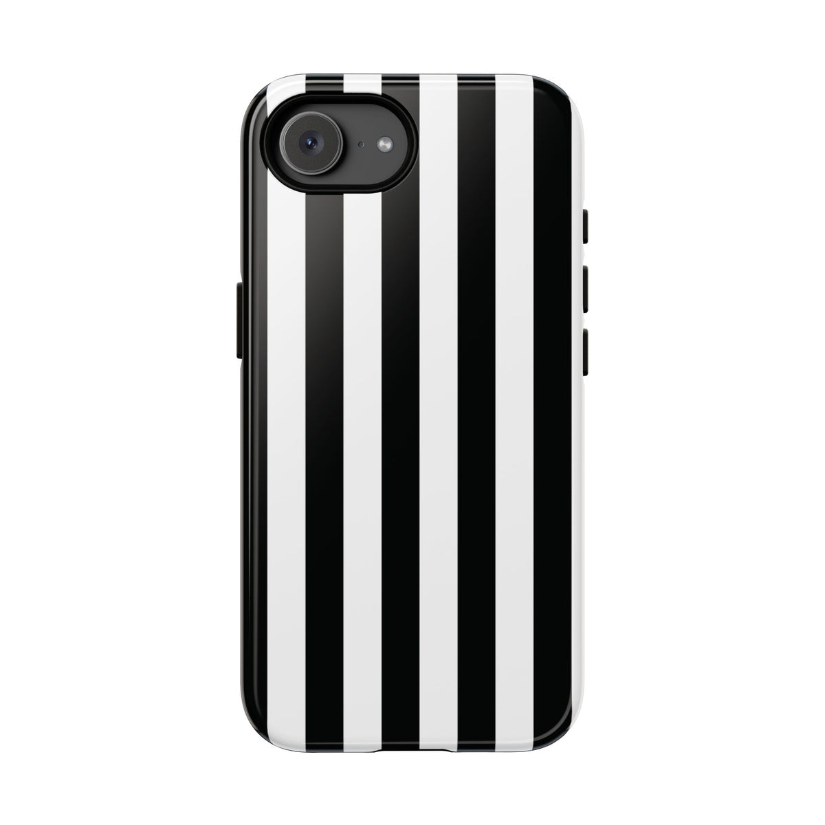 Simple Black & White Stripe Pattern Phone Case - White Phone Case - iPhone 17e / Glossy