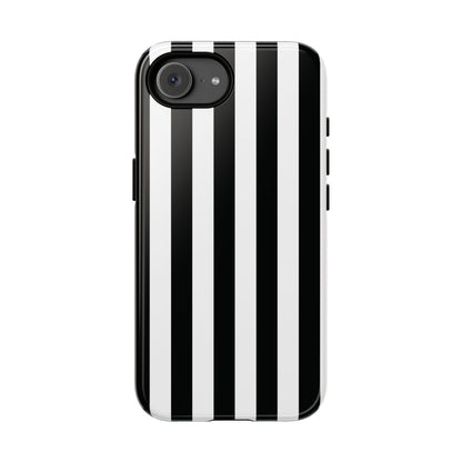 Simple Black & White Stripe Pattern Phone Case - White Phone Case - iPhone 17e / Glossy