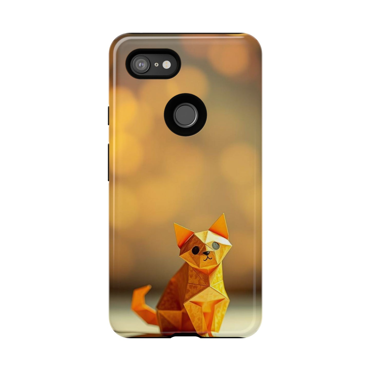 Origami Cat Design Phone Case