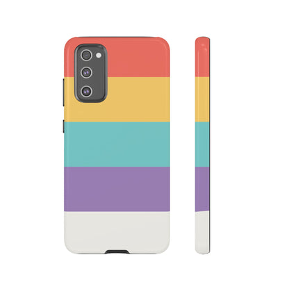 Pastel Rainbow Stripe Pattern Phone Case - Phone Case - Samsung Galaxy S20 FE / Glossy