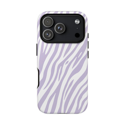 Lavender Tiger Print Phone Case