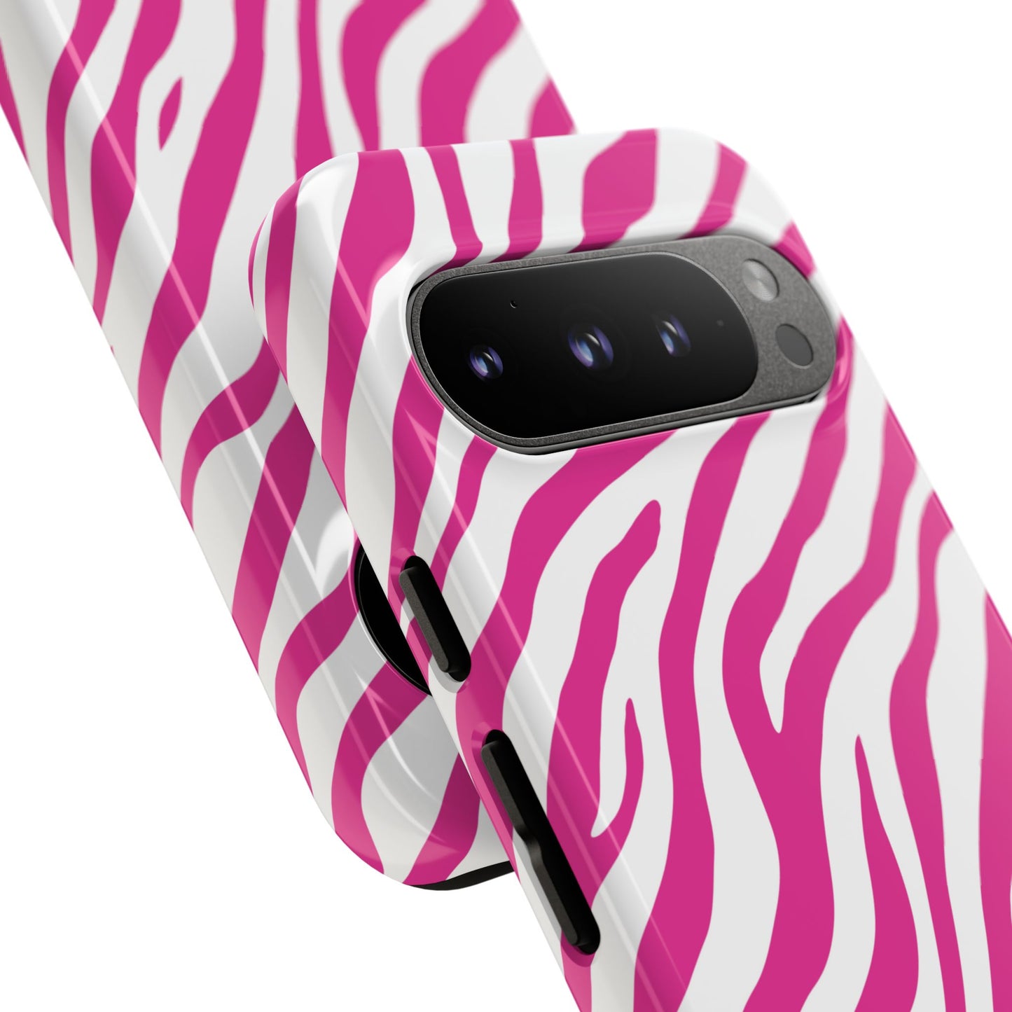 Stylish Hot Pink Zebra Print Phone Case