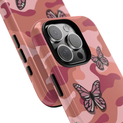 Phone Case - Pink Butterfly Camo Phone Case