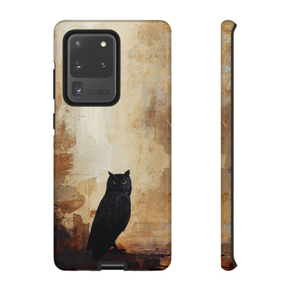 Samsung Galaxy S20 Ultra / Glossy Phone Case - Beautiful Abstract Owl Design Phone Case