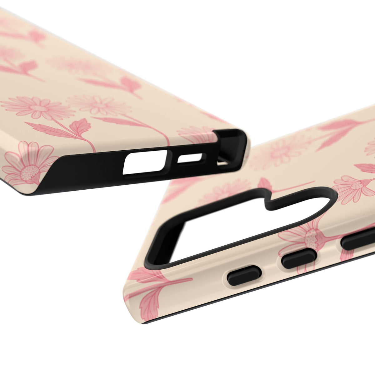 Pretty Pink Daisy Pattern Phone Case