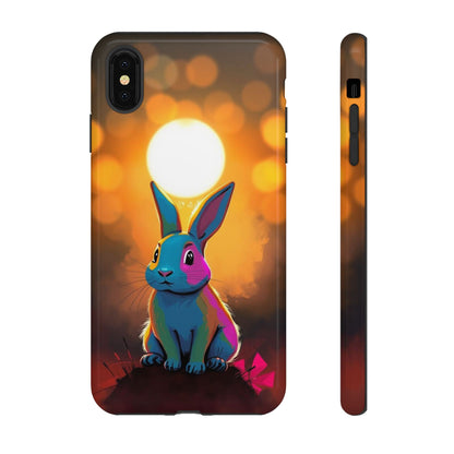 iPhone XS MAX / Glossy Phone Case - Pop Art Rabbit Design Phone Case