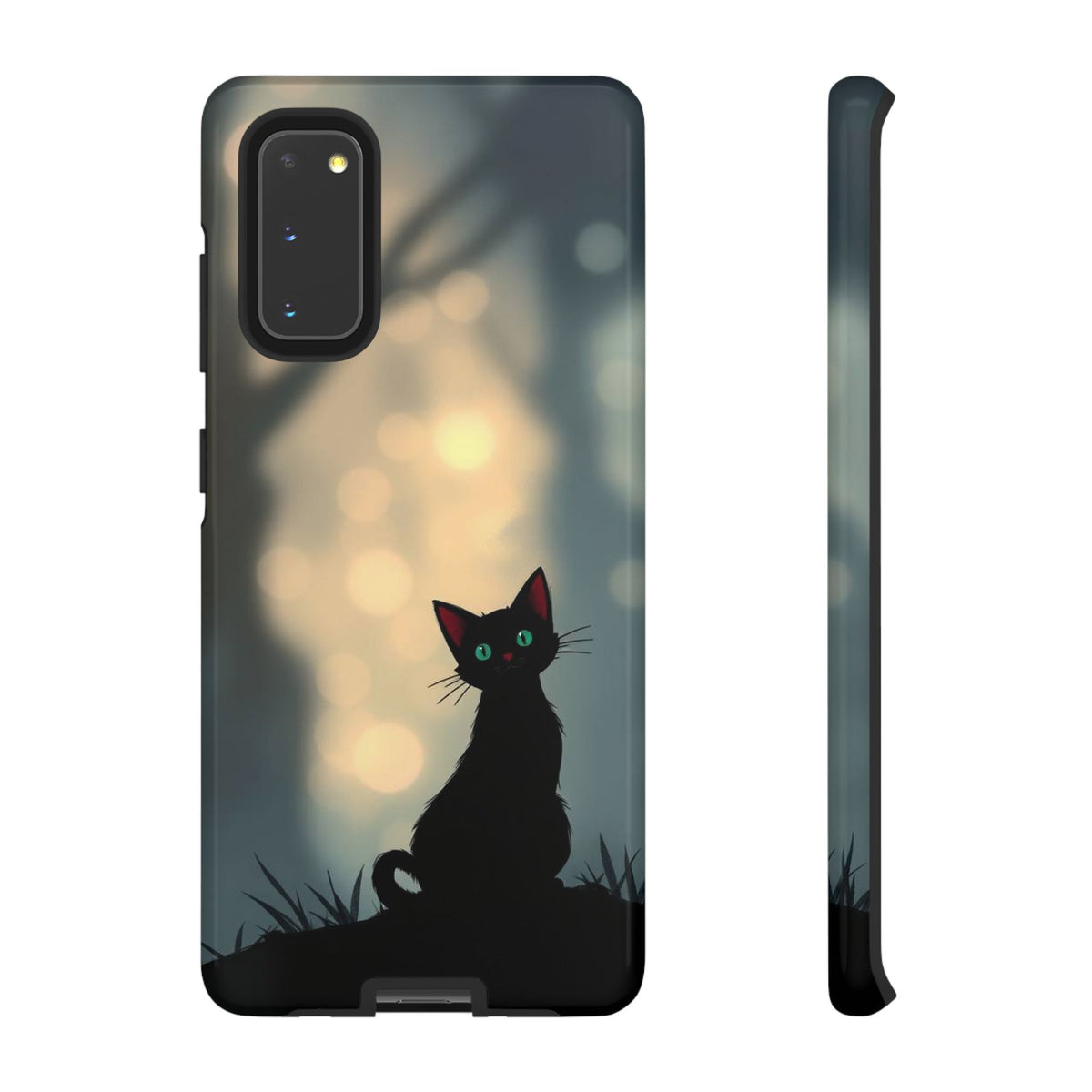 Gothic Cat Design Phone Case - Multicolor Phone Case - Samsung Galaxy S20 / Glossy