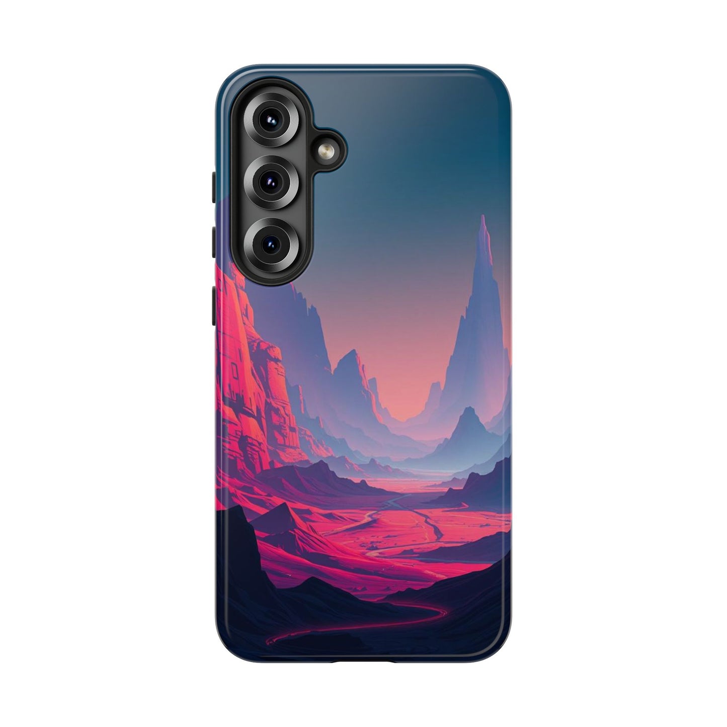 Samsung Galaxy S25 Plus / Glossy Phone Case - Alien Vista Design Phone Case