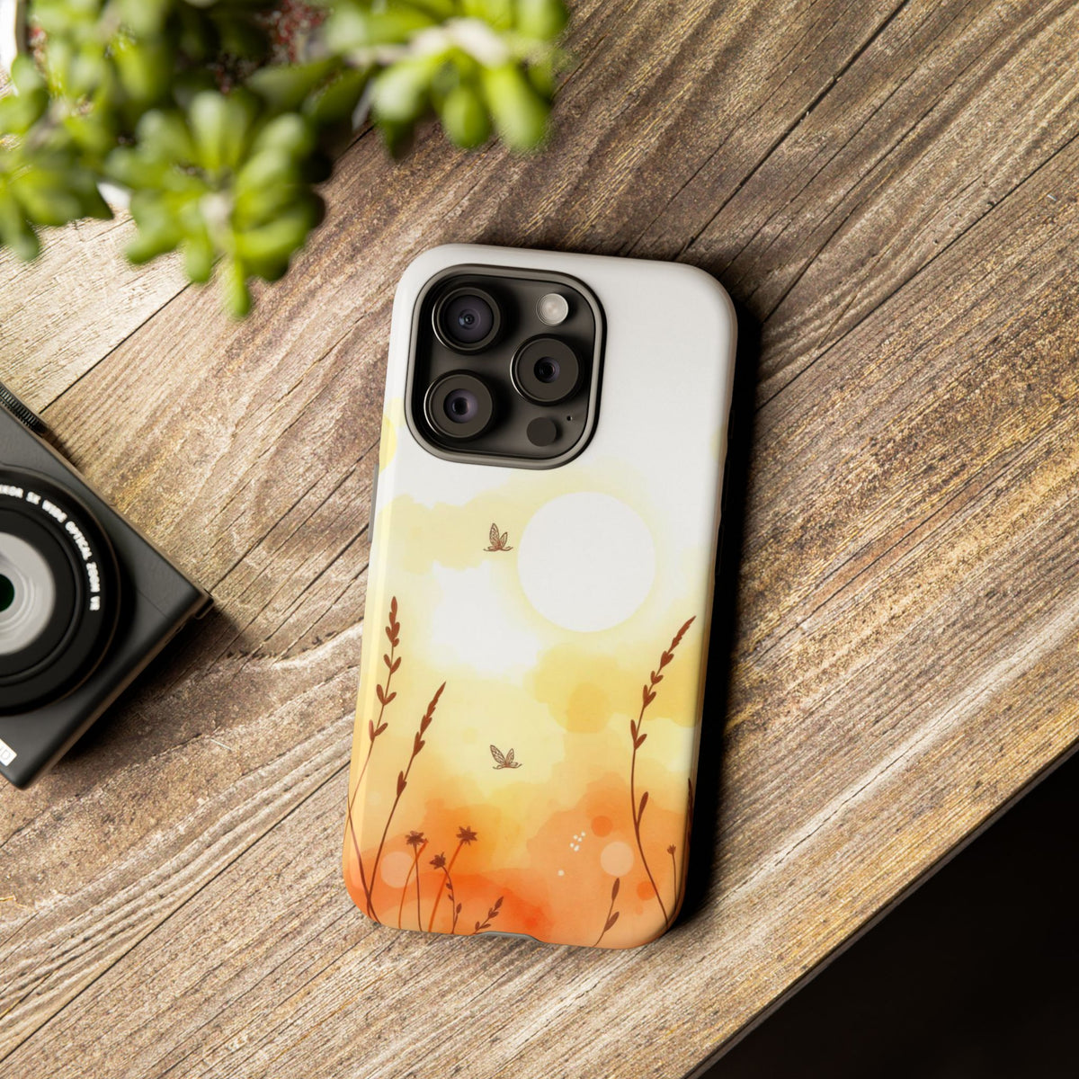 Boho Chic Watercolour Wildflower Pattern Phone Case - Multicolor Phone Case