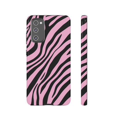 Modern Blush Zebra Print Phone Case
