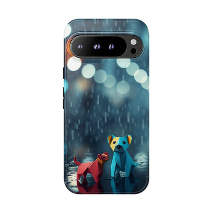Google Pixel 9 Pro XL / Glossy Phone Case - Origami ’Wee Pals’ Design Phone Case