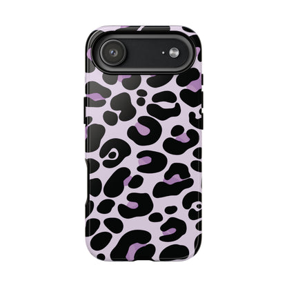 Pretty Lavender Leopard Print Phone Case