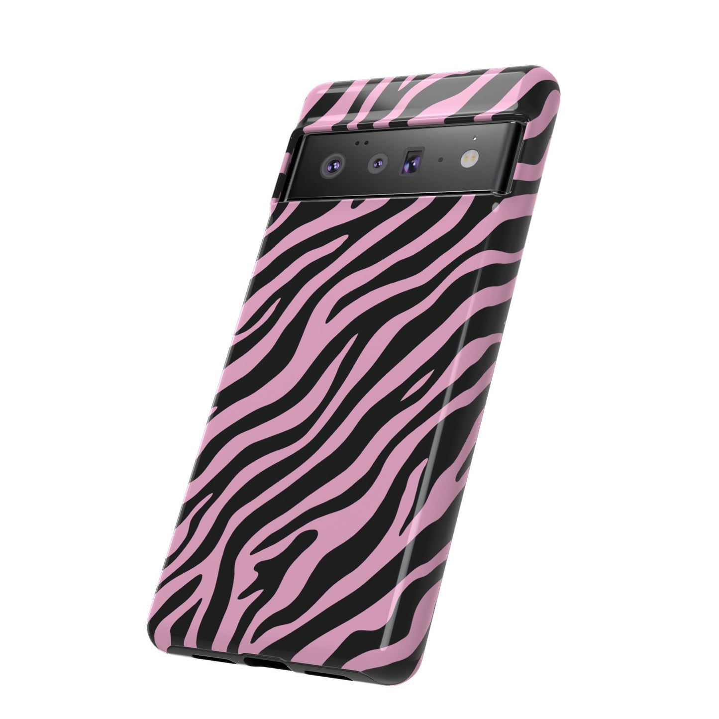 Stylish Blush Zebra Print Phone Case