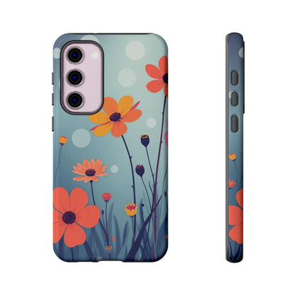Samsung Galaxy S23 Plus / Glossy Phone Case - Vibrant Wildflowers Design Phone Case